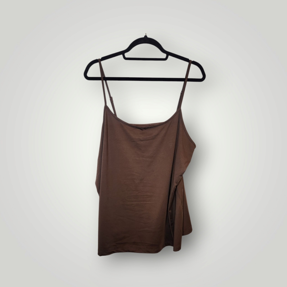 Lane Bryant Brown Spaghetti Strap tank Top size 18 20